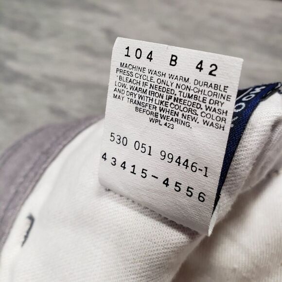 Vintage Levis Jeans Mens 42x30 Gray With A Skoosh More Room Made USA - Picture 6 of 11